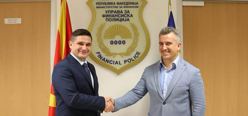 Масимо Пани, во работна посета на Управата за финансиска полиција